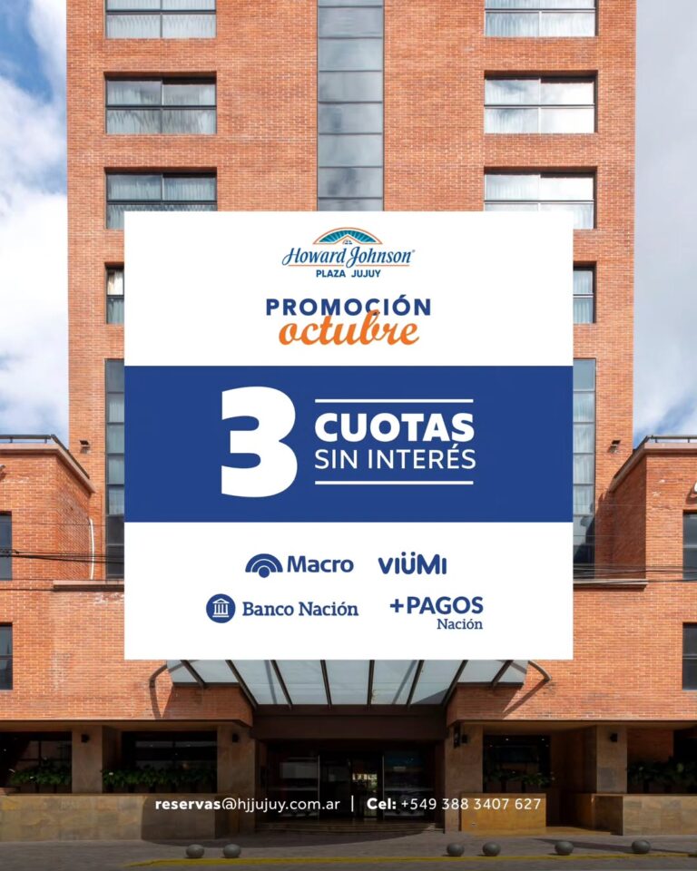 ➡️ Conocé las promos de Octubre. ¡Aprovechá y vení a Jujuy!📱 Consultas y reservas al 0388 4249 (2)